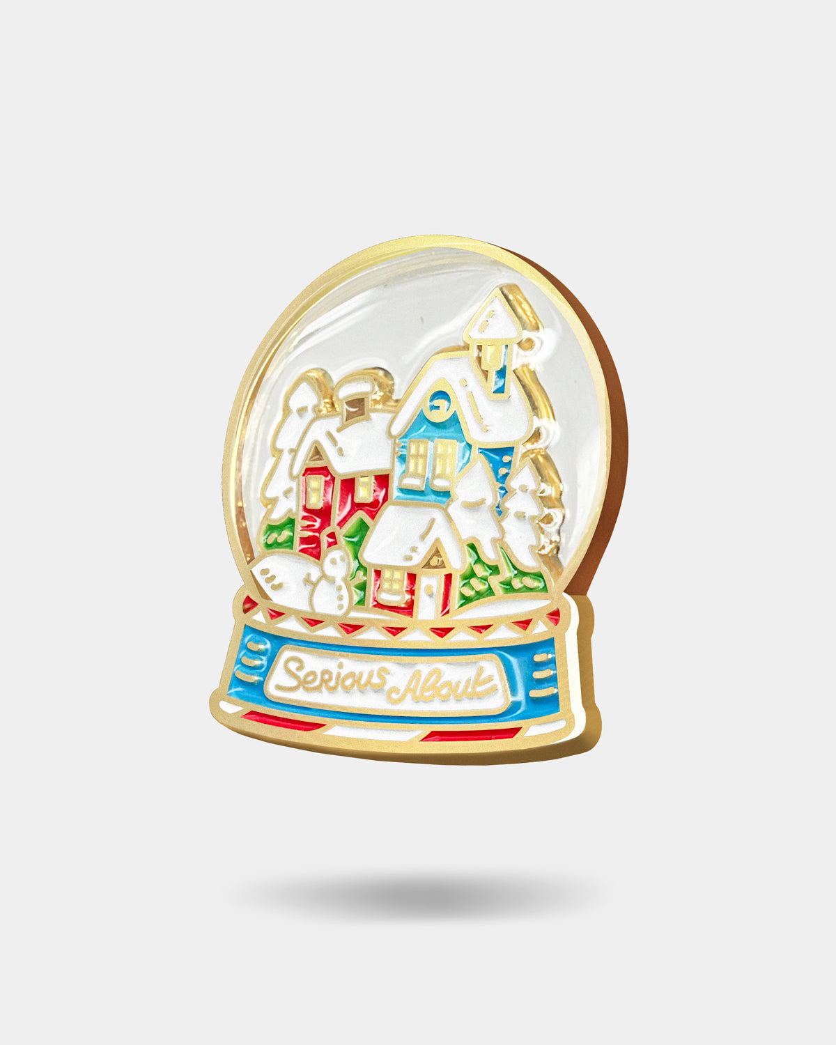 SNOW GLOBE, enamel pin – SERIOUS ABOUT